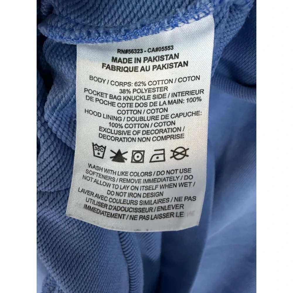 Jordan Hoodie Mens 3XL Blue Dri-FIT Pullover Fleece Kangaroo Pocket Jumpman Men